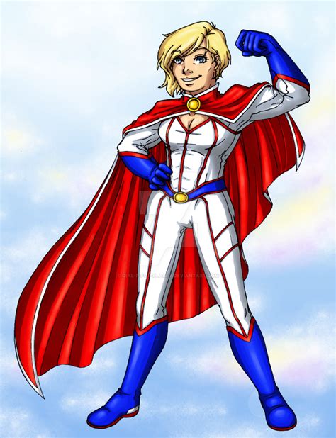 Power Girl Redesign By Dial P For Placey On Deviantart