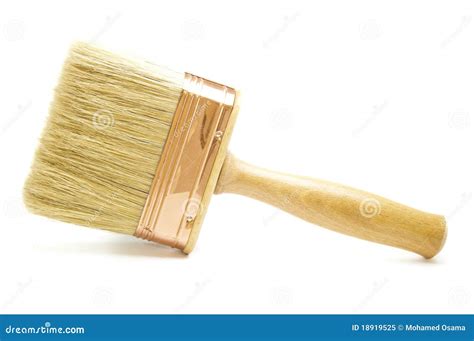 New Wooden Paintbrush Stock Image Image Of Hair Applying 18919525