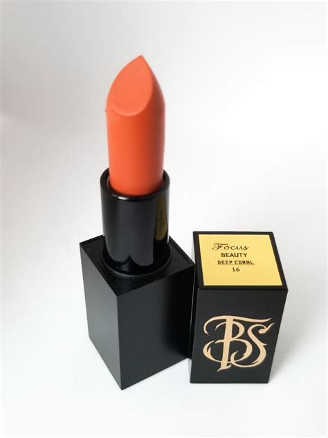 Deep Coral Lipstick Focus Beauty And Style