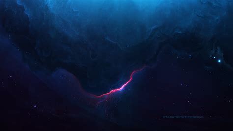 X Resolution Blue Nebula Scenery K Wallpaper Wallpapers Den