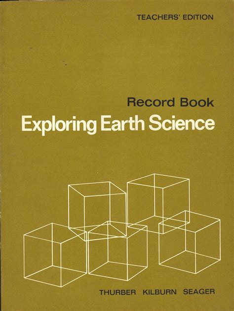 Exploring Earth Science Record Book Teachers Edition Thurber
