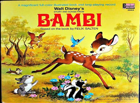 Vintage Disney Lp Bambi Story And Songs 1969 By Musicandmuse On