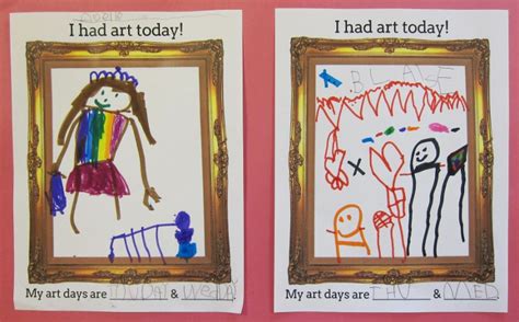 First Day Of Kindergarten And 1st Grade Art Art Is Basic An