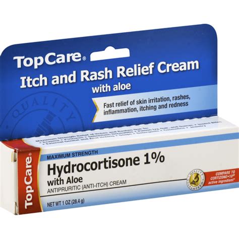 Top Care® Waloe Maximum Strength Hydrocortisone 1 Cream 1 Oz Peg