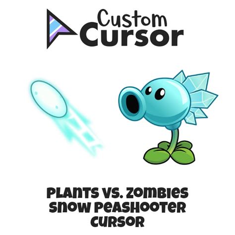 Plants Vs Zombies Snow Peashooter Cursor Custom Cursor