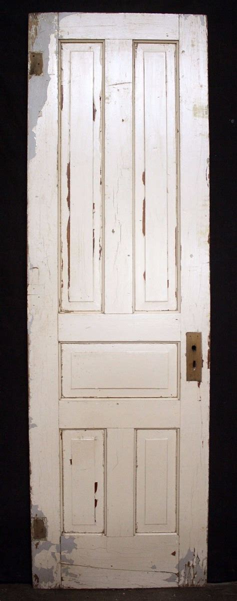 26x84 Antique Vintage Victorian Solid Wood Wooden Interior Door 5