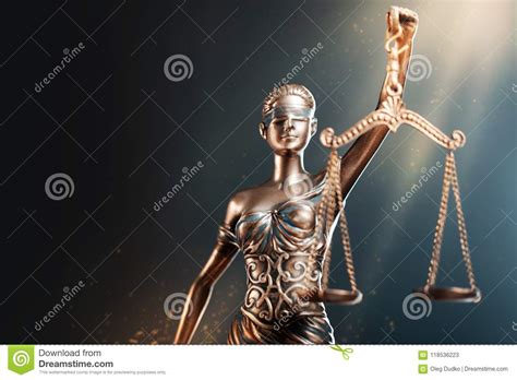 Statue Of Justice Stock Image Image Of Judge Defendant 118536223