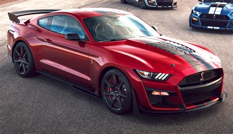 Rapid Red 2020 Ford Mustang Shelby Gt 500 Fastback