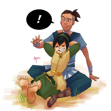 toph and sokka commission by ceshira on deviantart