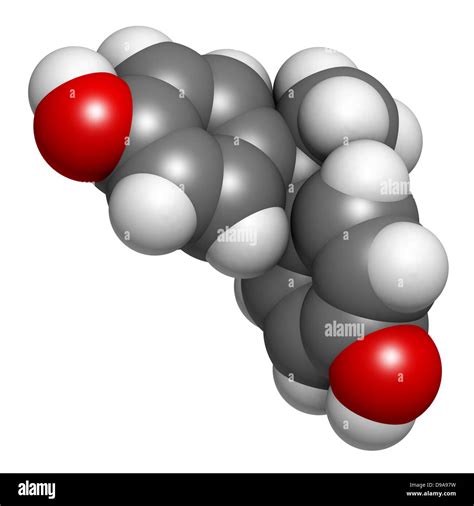 Bisphenol A Bpa Plastic Pollutant Molecule Chemical Structure Bpa