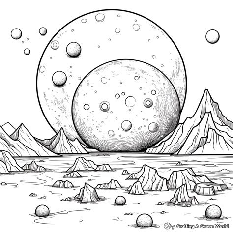 Dwarf Planets Coloring Pages Free And Printable