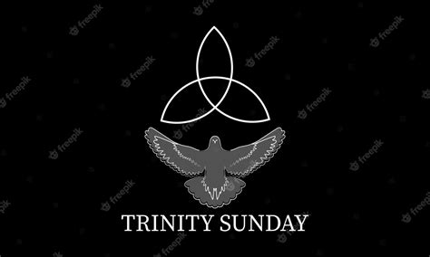 Premium Vector Trinity Sunday The First Sunday After Pentecost In