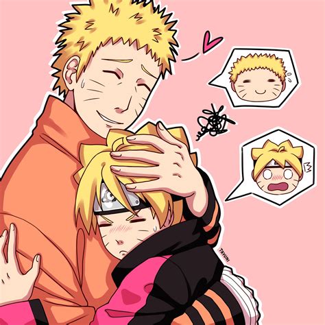 Naruto Hugs Boruto Uzumaki Boruto Fan Art 42915801