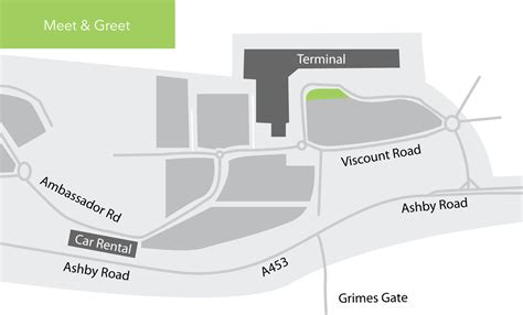 east midlands airport parking map campus map