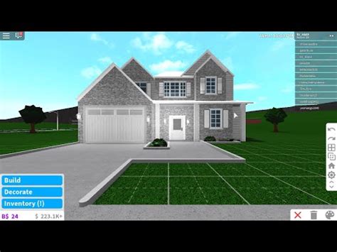Bloxburg speed build | boho garden/backyard ideas!! Roblox Bloxburg 1 Story Modern House - Home Design 2020