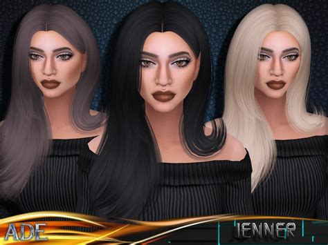 Sims 4 Ccs The Best Jenner Hair By Adedarma