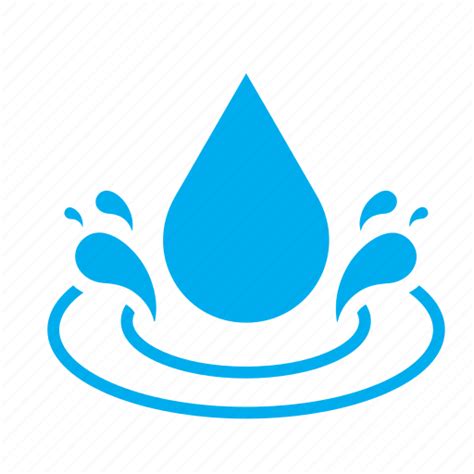Drop Droplet Splash Water Raindrop Spatter Splatter Icon