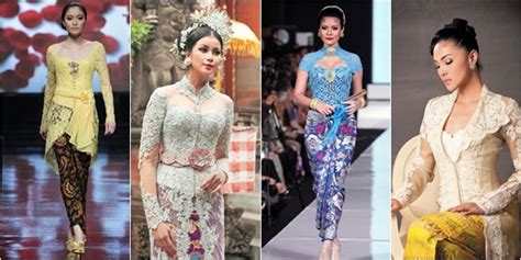 Model kerah ini akan menyeimbangkan bagian bagu. Fashion: 4 Model Kebaya Renda Kerah Modern | Vemale.com