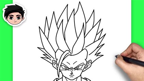 How To Draw Gohan Dragon Ball Easy Step By Step Youtube