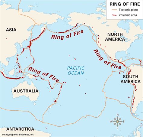 Pacific Ring Of Fire Diagram