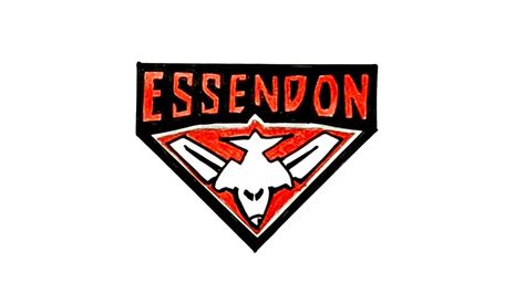 An array of ball winners 🧲. How to Draw the Essendon Logo - YouTube