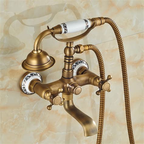 Depending upon your kitchen theme they can be a wonderful compliment to this tuscan or victorian type kitchen. Cullasaja Antique Brass Finish Telephone Hand Shower with ...
