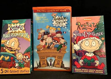 THE RUGRATS VHS LOT The Santa Experience Rugrats In Paris Make Room Hot Sex Picture