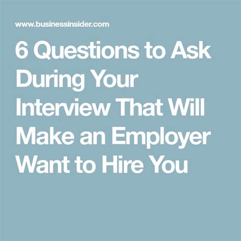 6 Questions To Ask During Your Interview That Will Make An Employer