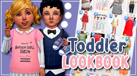 Toddler Lookbook💙 Sims 4 Cc Finds W 40 Links Youtube