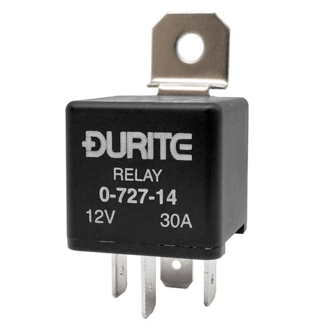 Amazon's choice for 12v one way diode. Durite 12v 30a Make And Break Relay With Diode Re 0 727 14