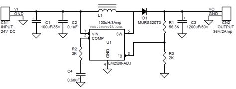 V To V A Dc Dc Step Up Converter Using Lm Electronics Lab Com