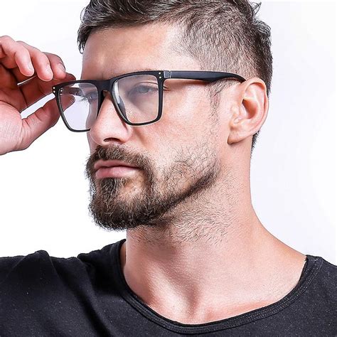 Oversized Square Frame Eyeglasses For Men Sunglassescraft