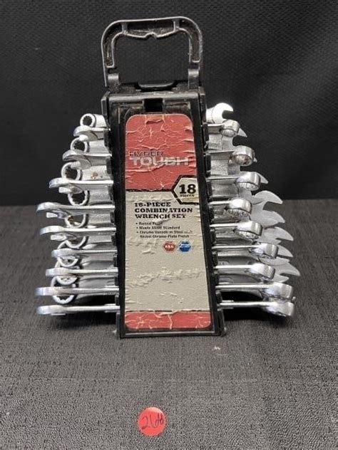 Hyper Tough 18 Piece Combination Wrench Set Live And Online Auctions