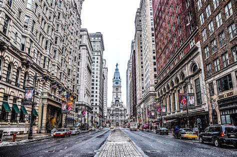 Their work was professional, timely, and absolutely gorgeous. Broad Street Facing City Hall In Philadelphia Photograph ...