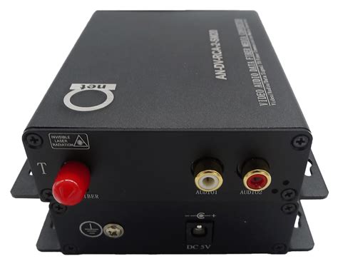 2 Port Rca Audio 1 Stereo Over Fiber Optical Converter Home