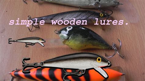 How To Make Cheap And Easy Wooden Fishing Luresdiy Youtube