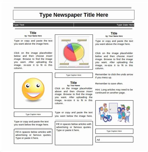 30 Newspaper format Google Docs | Example Document Template