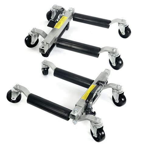 Stark 2pc Wheel Dolly Car Skates 1500lbs Vehicle Positioning Hydraulic