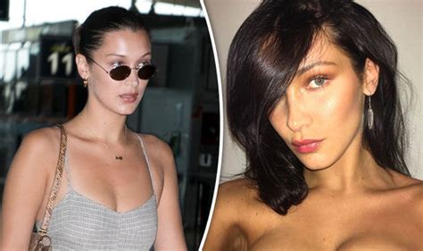 Bella Hadid Poses Topless As She Strips Down To Tiny Thong For Seriously Saucy Snap Celebrity