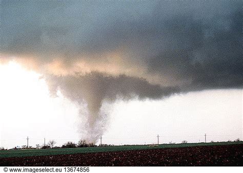 View Of A Tornado Forming A Tornado Is A Violent View Of A Tornado