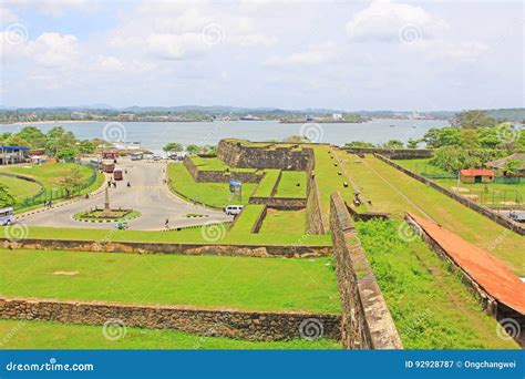 Galle Fort Sri Lanka Unesco World Heritage Editorial Photography