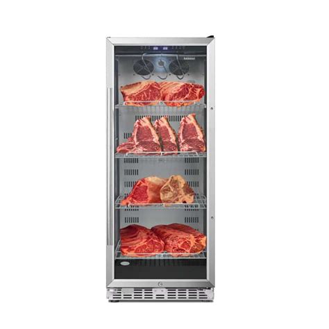 Dry Aged Meat Refrigerator Glass Door Meat Aging Cabinet