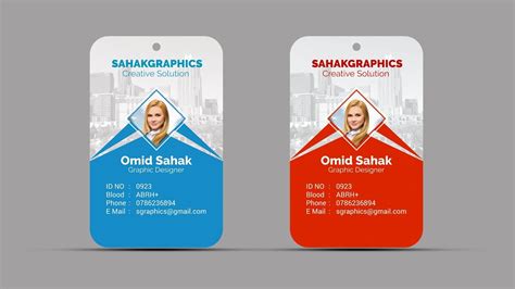 Identity Card Design Photoshop Tutes