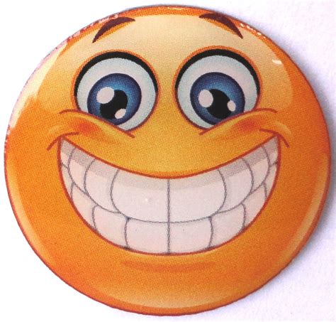 Big Grin Smiley Face Ball Marker Funmarkers
