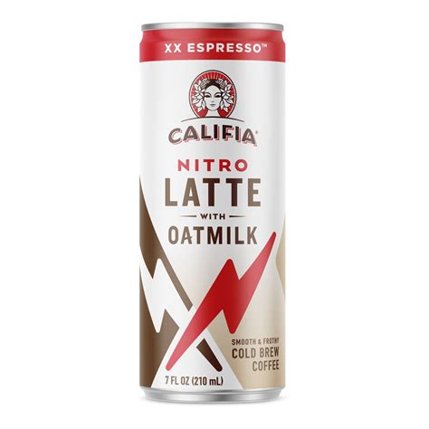 Califia Farms Nitro Cold Brew Coffee Xx Espresso Oat Milk Latte 7