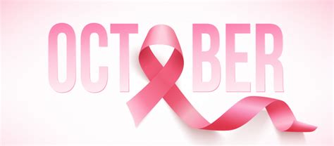 Hands holding breast cancer ribbon, vector illustration. Bluewater Health Marks Breast Cancer Awareness Month ...