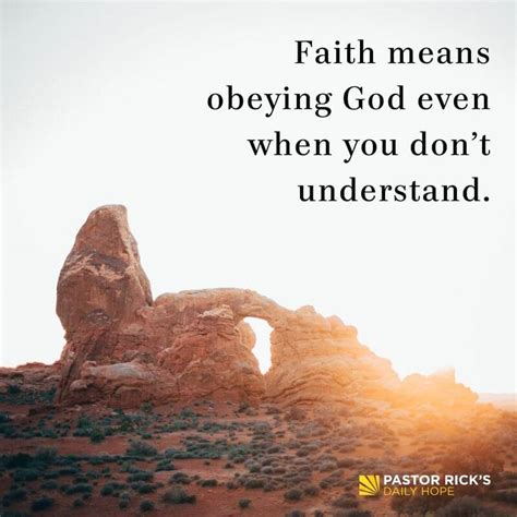 Trusting God When You Dont Understand Pastor Ricks Daily Hope