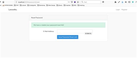 Tutorial Laravel 27 Membuat Reset Password Laravel Via Email Malas