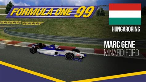 F1 99 Ps1 Gameplay Hungaroring Marc Gene Expert Youtube