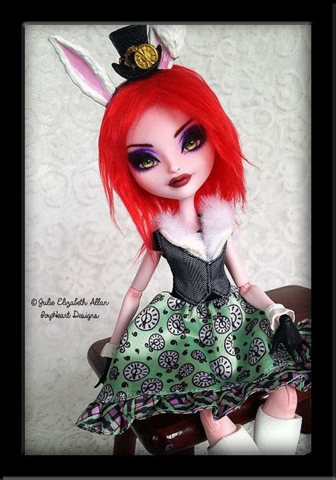 Steam Ooak Custom Ever After High Bunny Blanc Fashion Doll Faceup